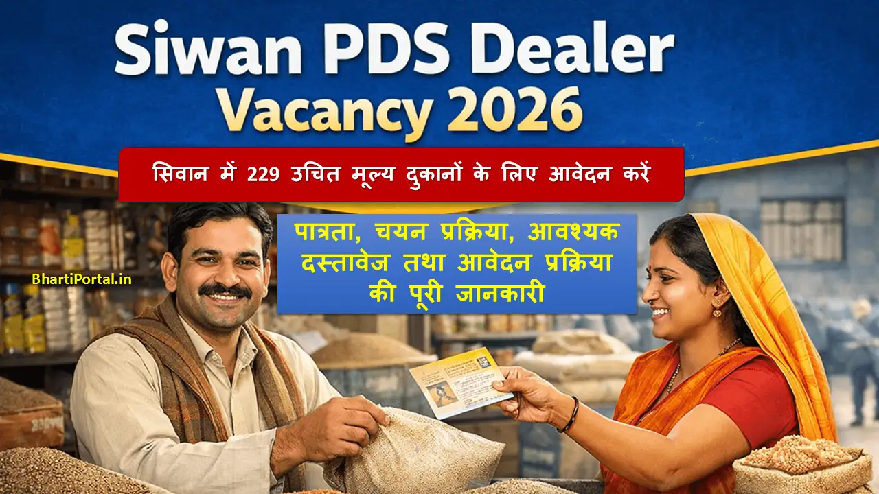 Siwan Ration Dealer Vacancy 2026 feature image